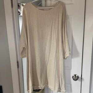 City Chic Cream Dress